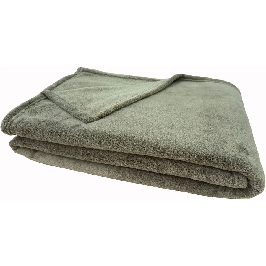 Wohndecke Aria 150x200cm olive - Material: 100% Polyester