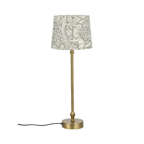 PR Home - Liam 55cm - Bordslampa - Mässing/Grön