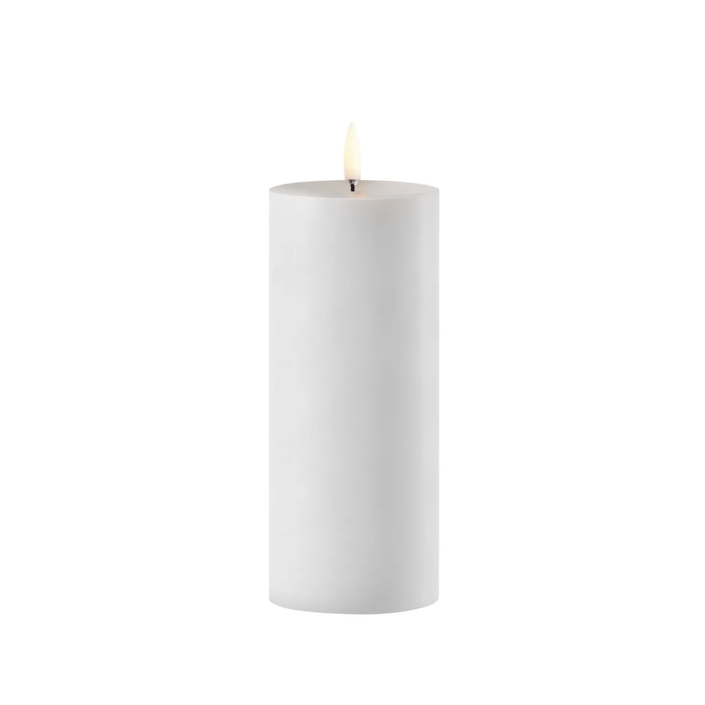PILLAR Maxi Outdoor LED-Kerze H 30 cm, IPX5 - Uyuni Lighting - Wohnzimmer - Design - Kunststoff - Einflammig