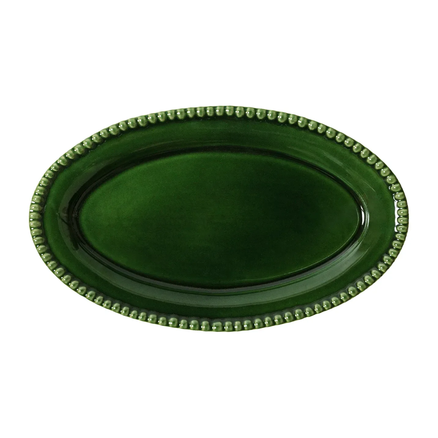 PotteryJo Daria Servierteller 35cm Steingut Moss