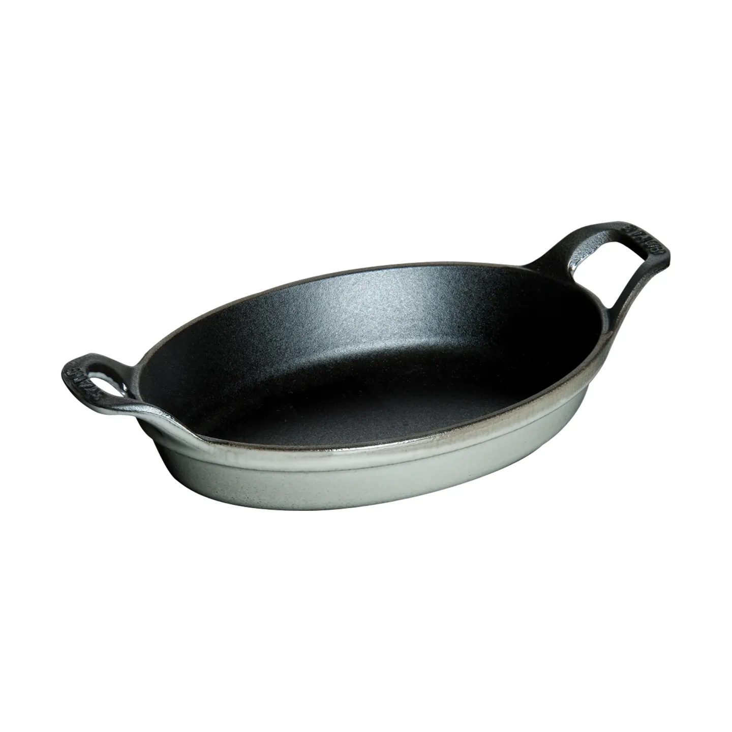 STAUB Staub ovaler Gusseisen-Backform 15 cm Grafitgrau
