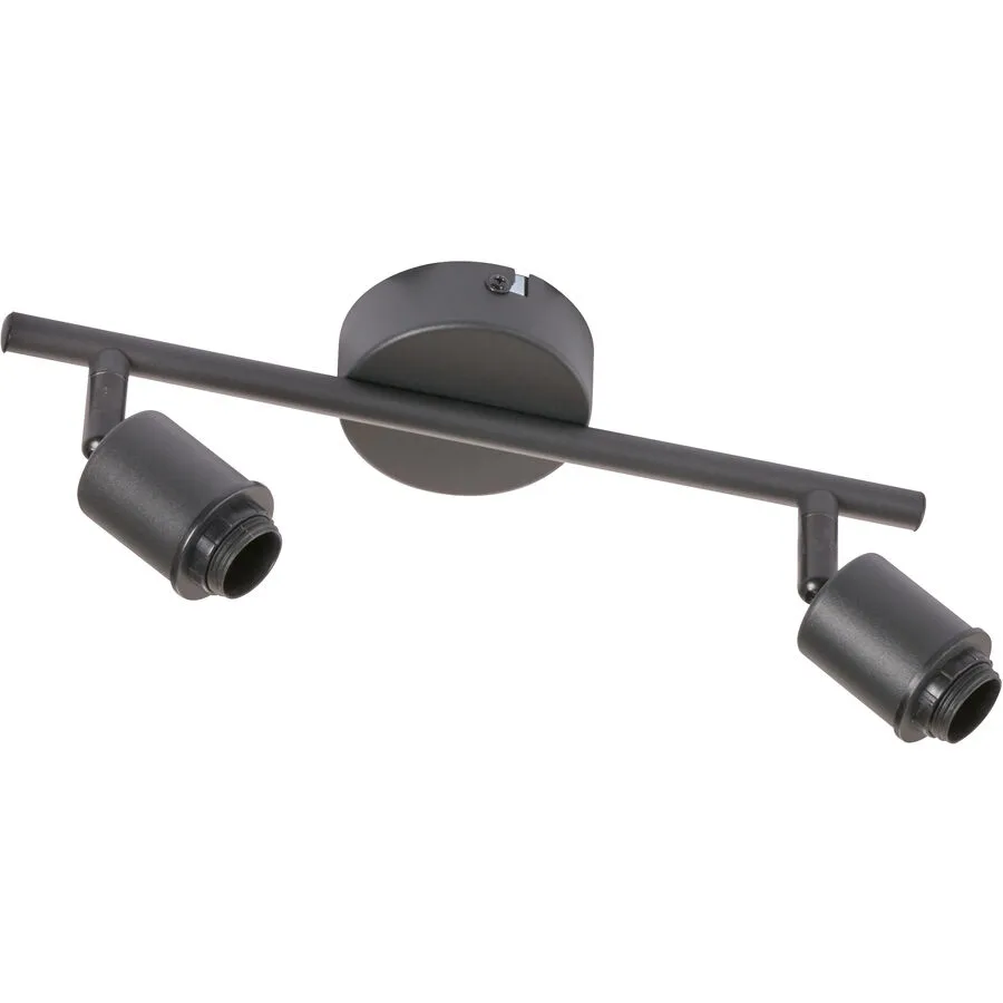 Spot Nero M6 Schwarz Metall 8 cm 12 cm