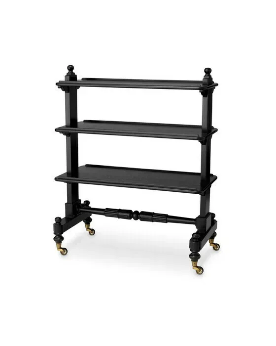 Lysander serveringsvogn sort