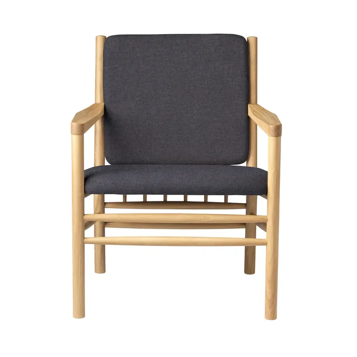FDB Møbler J147 Sessel Oak lacquered-dark grey