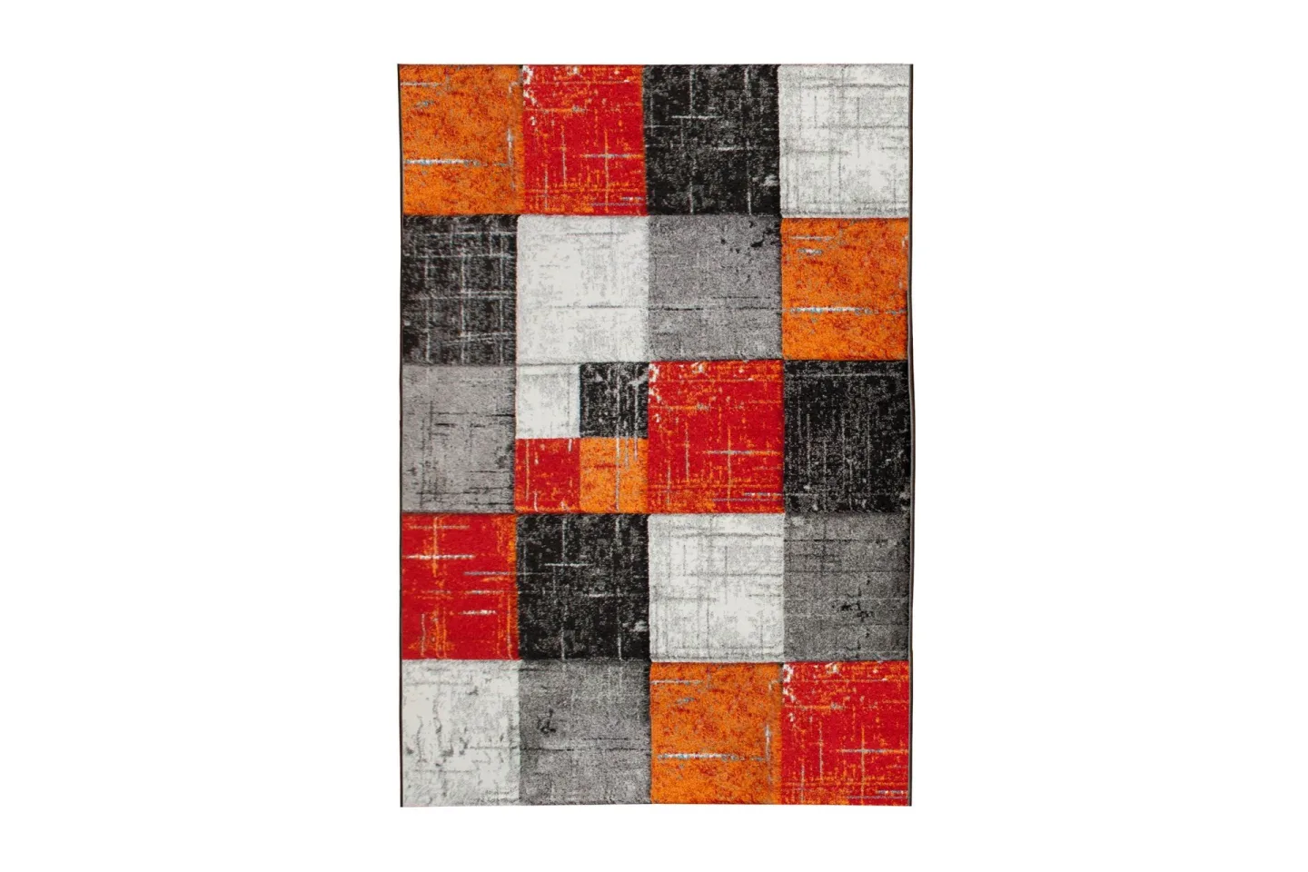 London Square Friezematta 240x340 - Röd/Orange