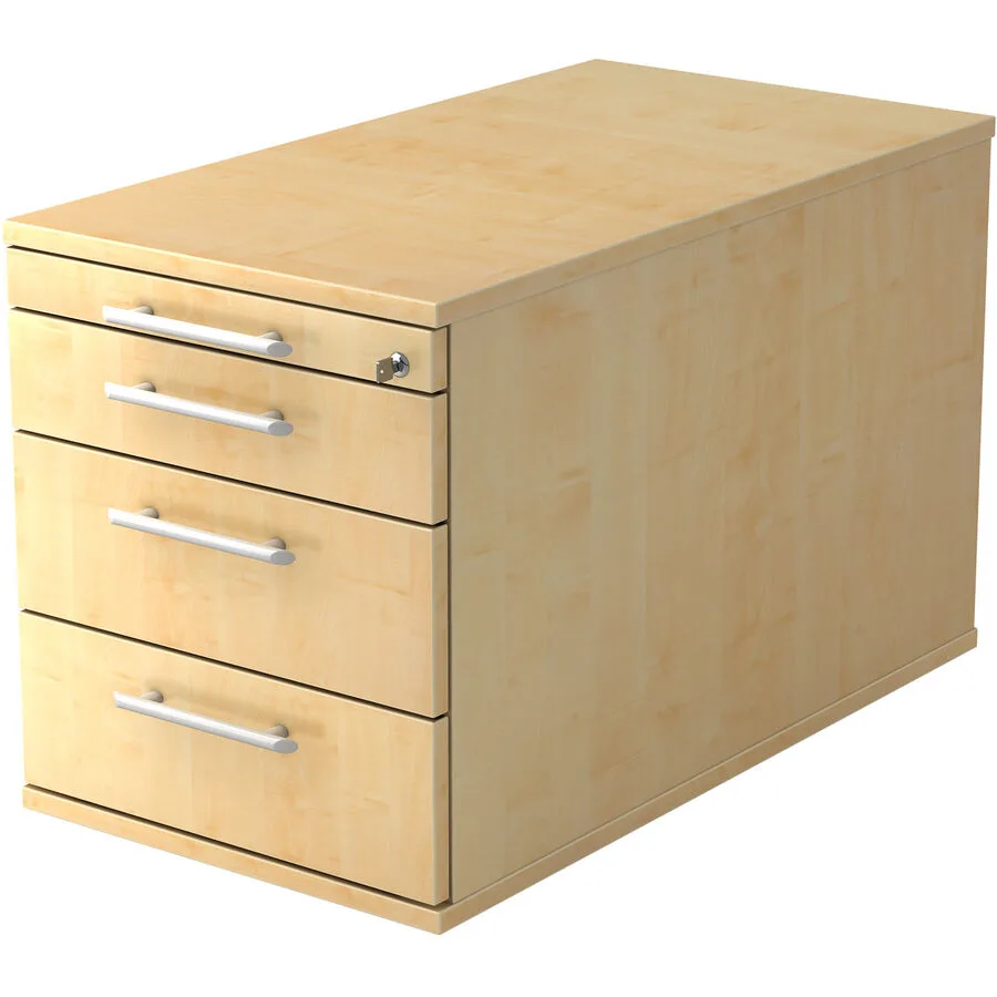 Rollcontainer Office Ahorn Holzwerkstoff B 42.8 cm H 51.2 cm
