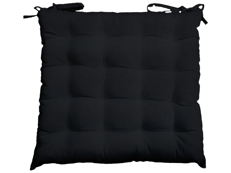 Sitzkissen PANAMA 40x40cm schwarz