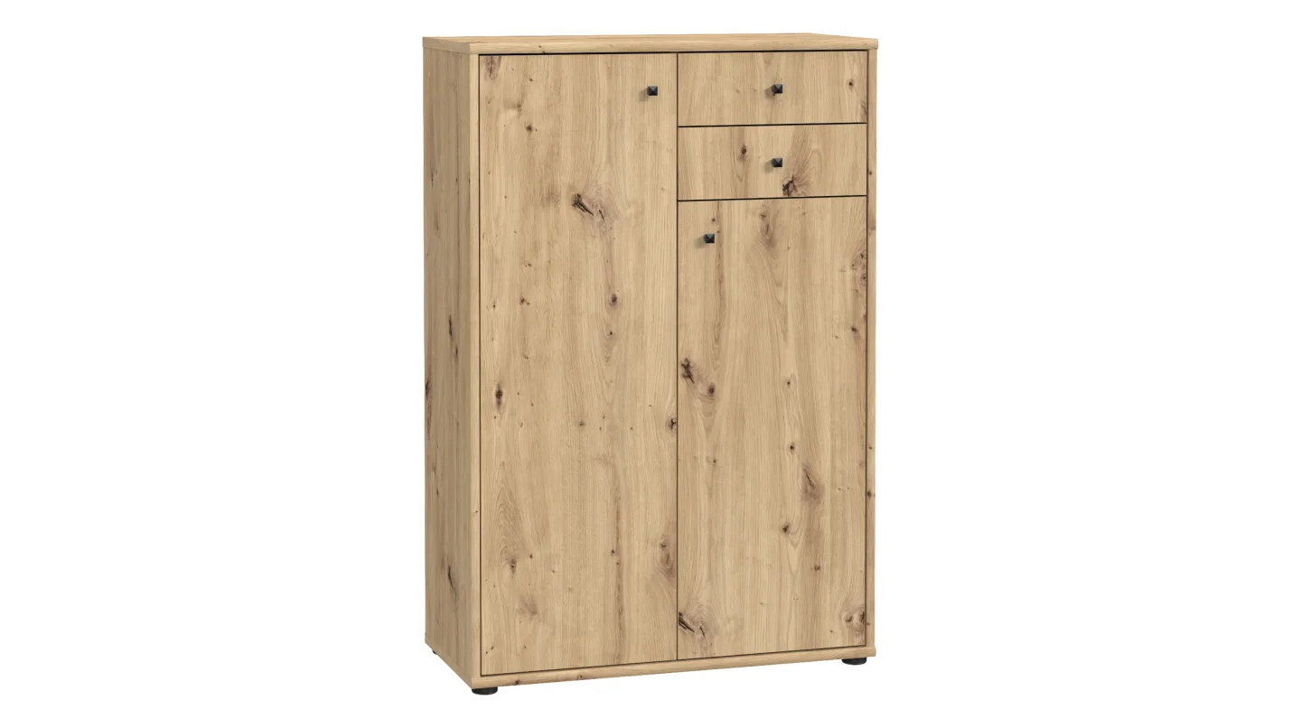 Kommode mit Schubladen Artisan Eiche 74 cm - TEMPRA