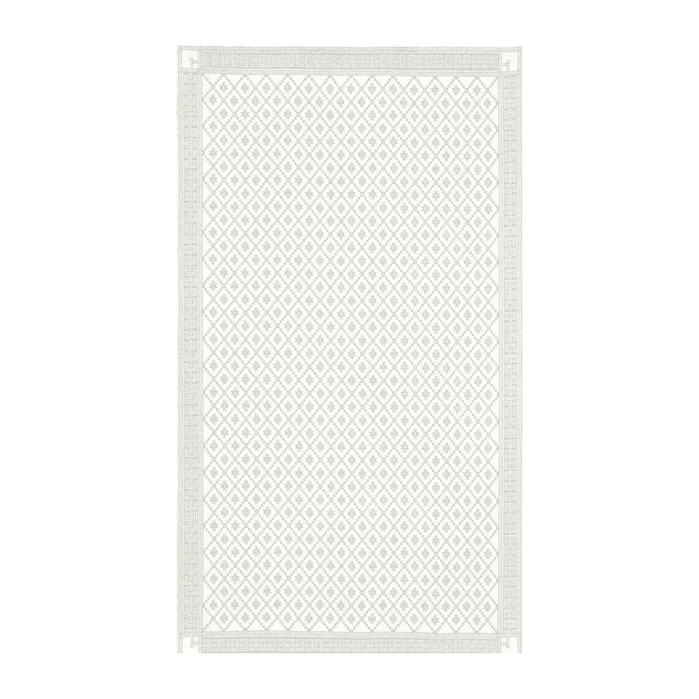 Ekelund Linneväveri Åttebladrose bordsduk beige 150x260 cm