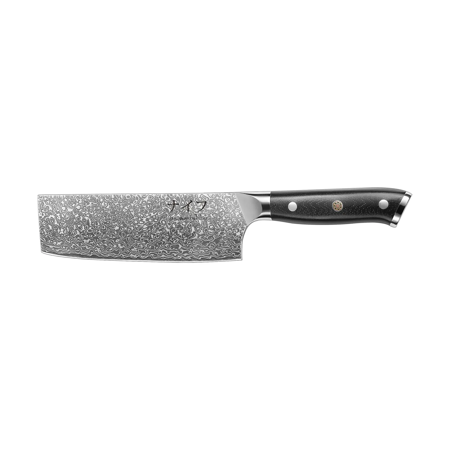 Hâws Damascus By Hâws Gemüsemesser 30 cm Schwarz-rostfreier Stahl