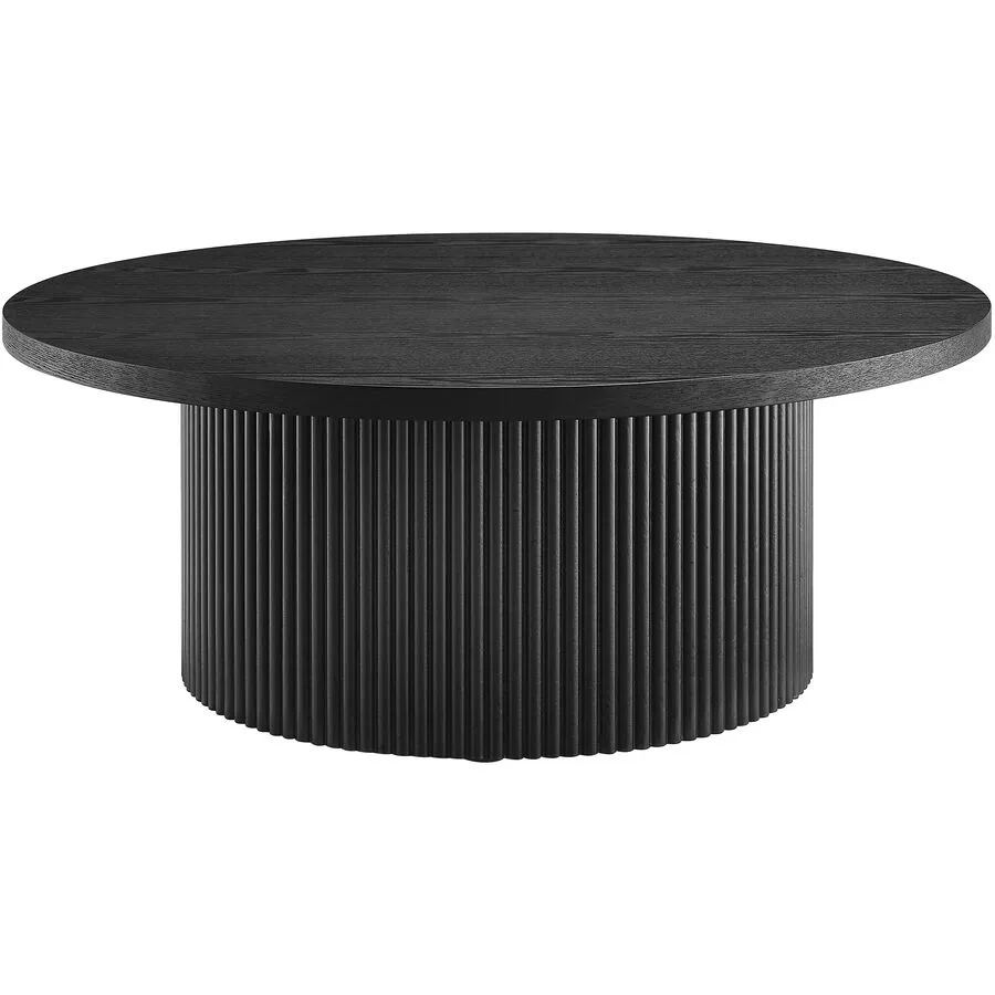 Salontisch Miova schwarz MDF B 85 T 85 cm