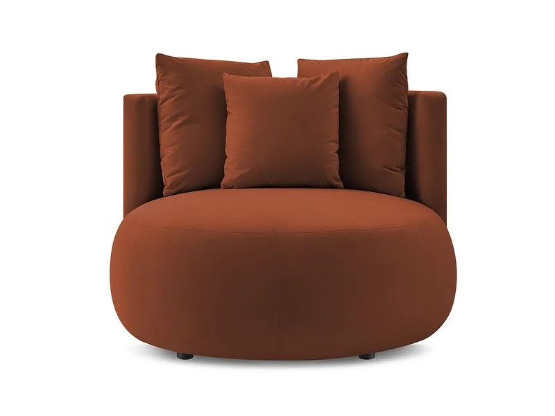 Sessel BOBOCHIC CESAR Samt orange