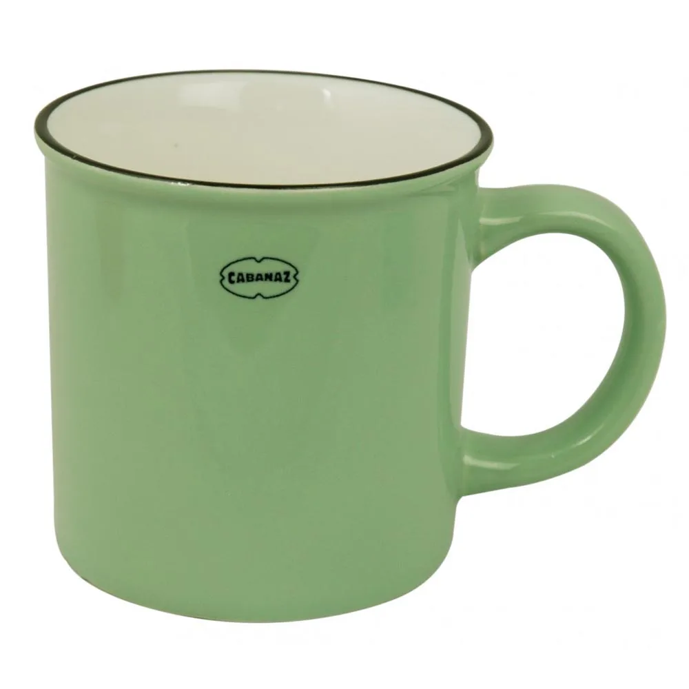Mugg i retrostil Cabanaz - Grön