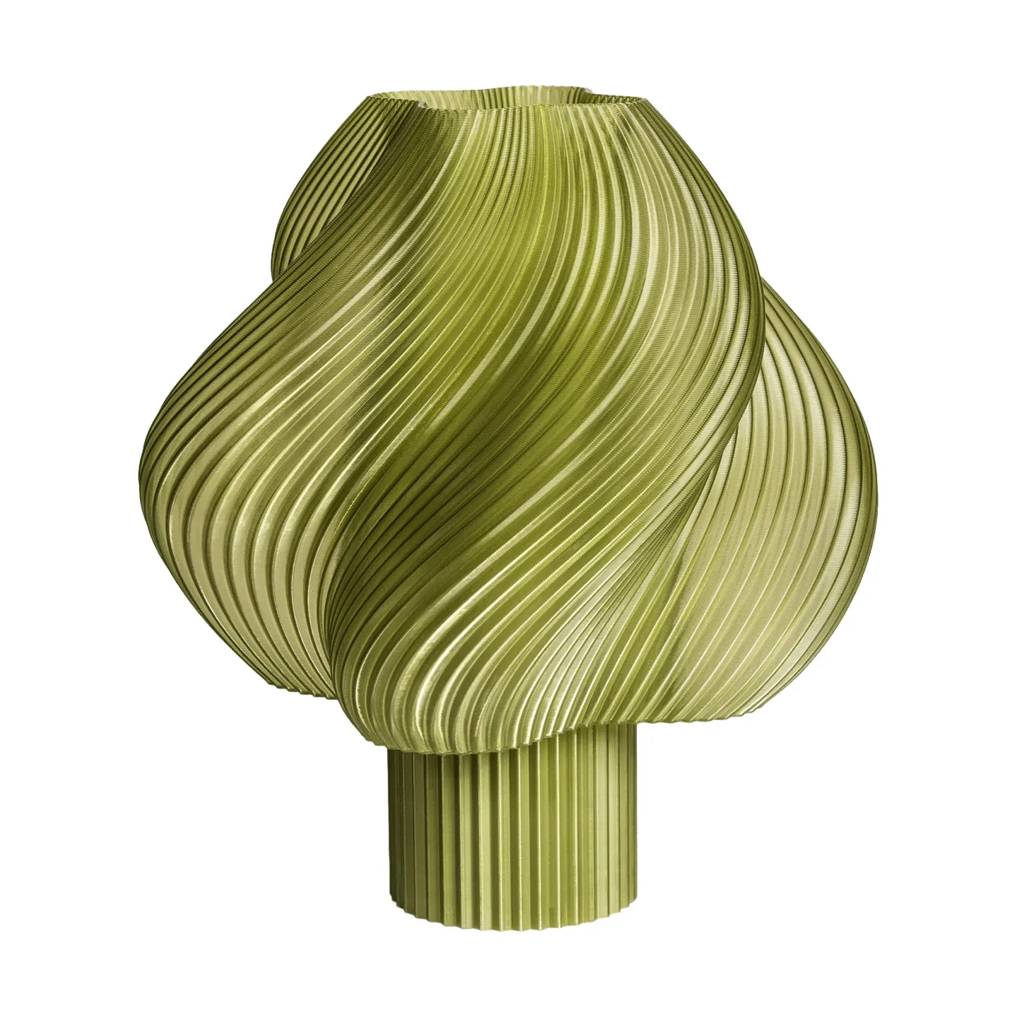 Crème Atelier Soft Serve tragbare Tischleuchte Olive, 23 cm