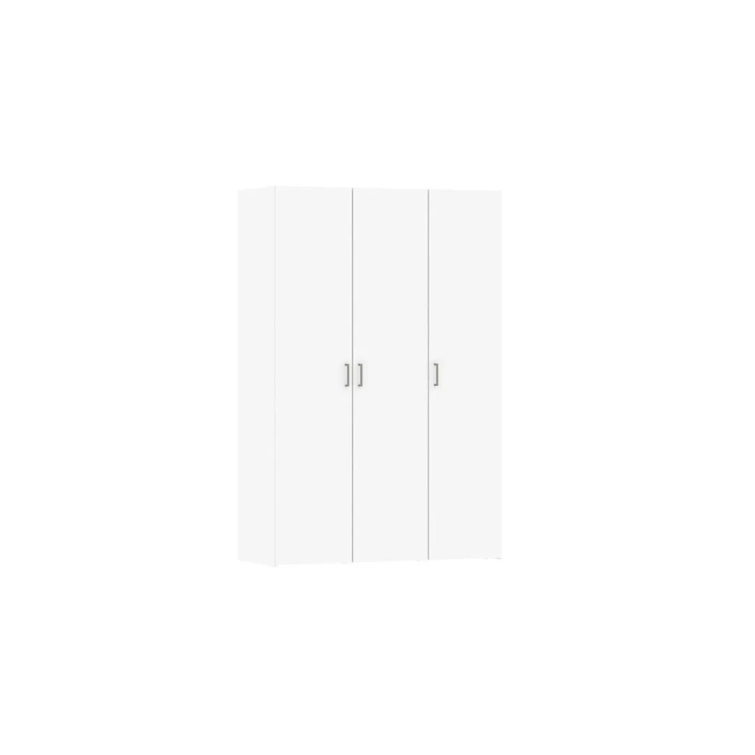 Spell Kleiderschrank 3 Türen. Weiss.
