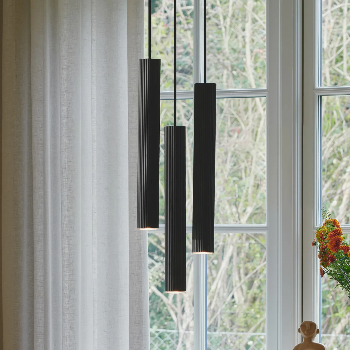 Vico 3 Pendelleuchte Black - Nordlux - Esszimmer - Aluminium - Mehrflammig