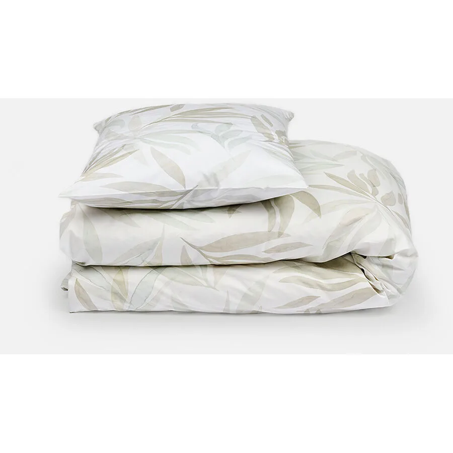 Duvetbezug Comte mint Einfarbig Baumwolle 160 x 210 cm - Material: 100% Bio-Baumwolle
