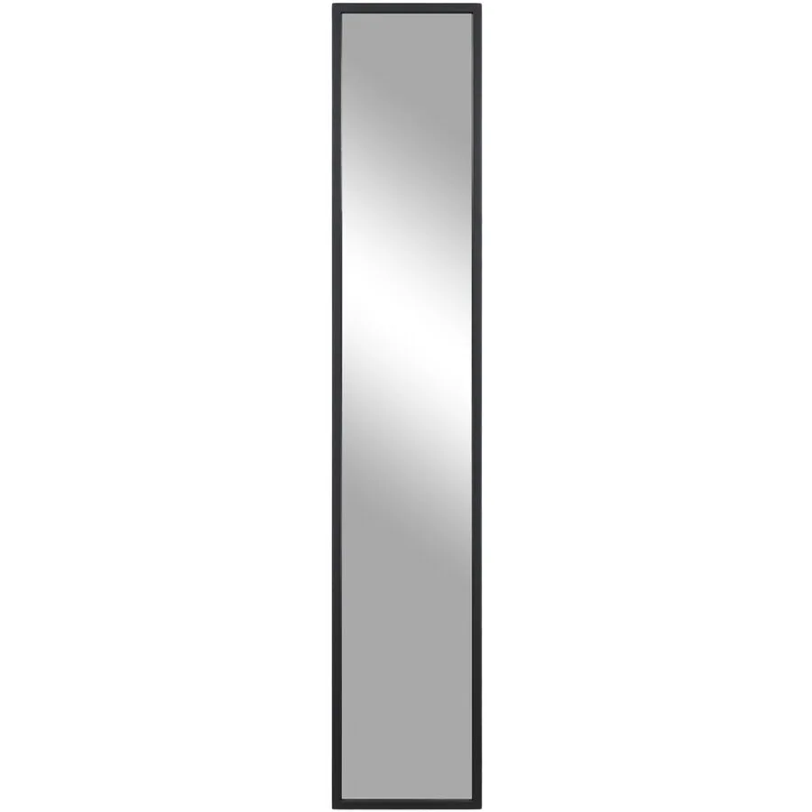 Spinder Design Spiegel Hesta schwarz Stahl/Glas Rechteckig B 30 H 160 cm