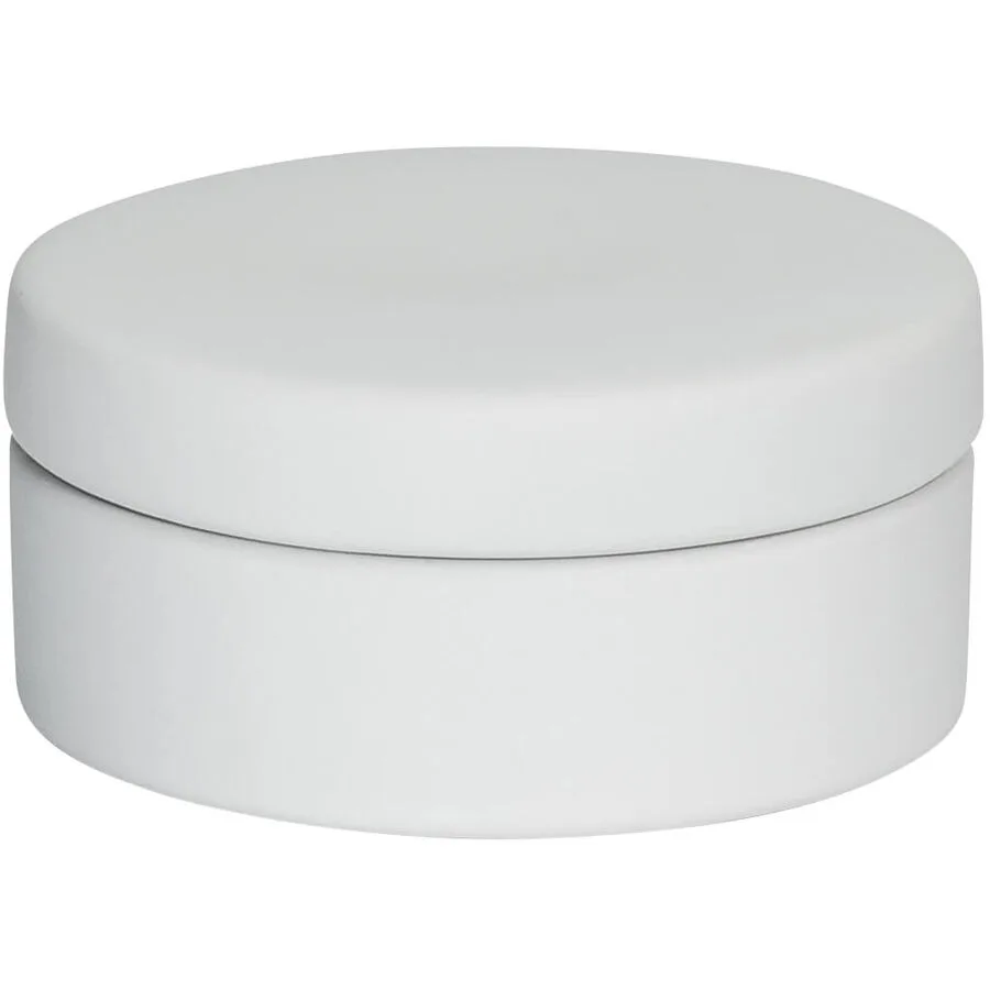 Kosmetikdose Lara Weiss Steingut 5 cm