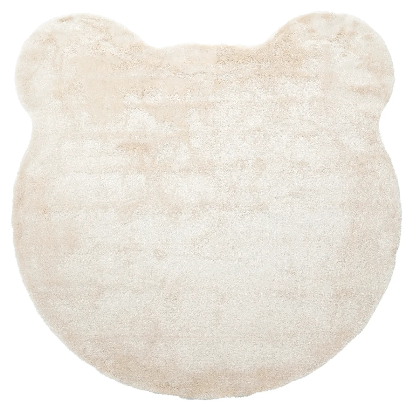Barneteppe - Aranga Super Soft Bear (beige) (Størrelse: Ø 80 cm)