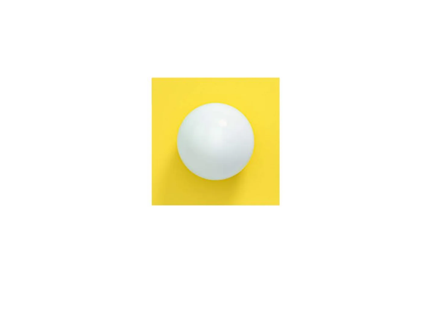 Candy Little Square S Deckenleuchte, gelb - Swedish Ninja - Wohnzimmer - Metall