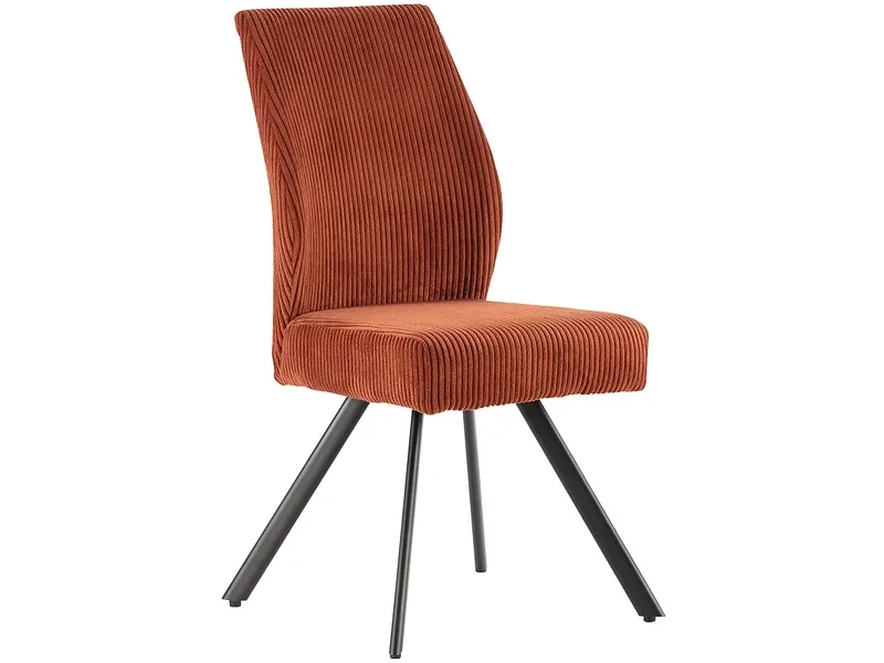 MARCKERIC Stuhl ANIBAL Stoff terrakotta