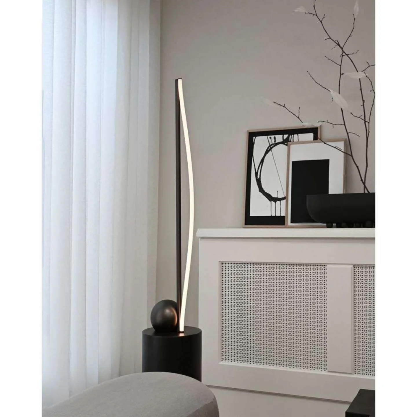 Bow Gulvlampe Bronse - 101 Copenhagen - Stue - Aluminium