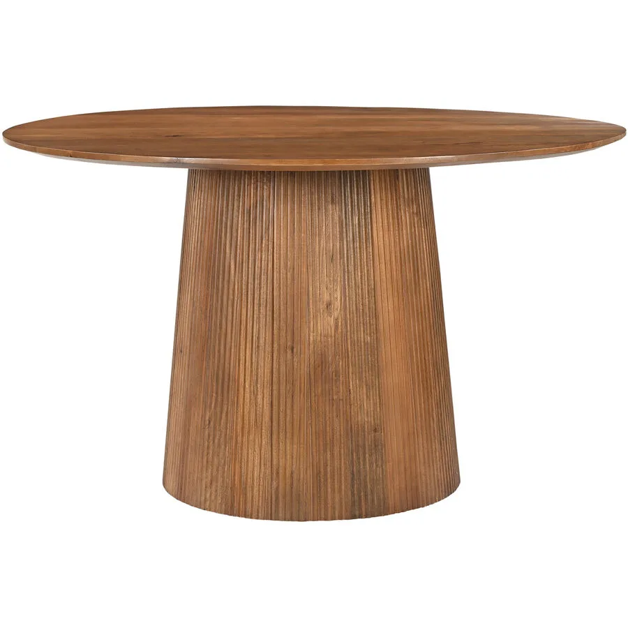 Tisch Mango natur Mangoholz massiv Massivholz B 130 T 130 cm