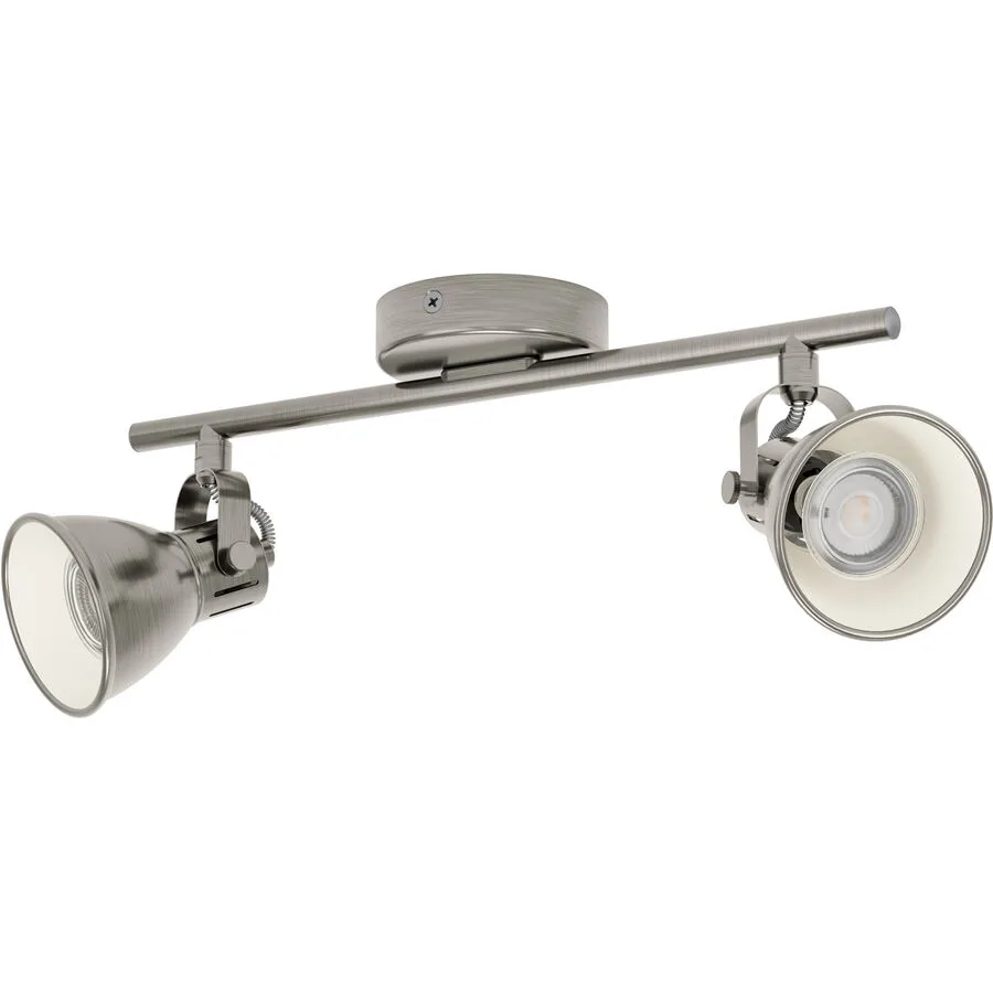 Eglo Spot Seras Grau Stahl 6.5 cm - Farbe: Nickel antik