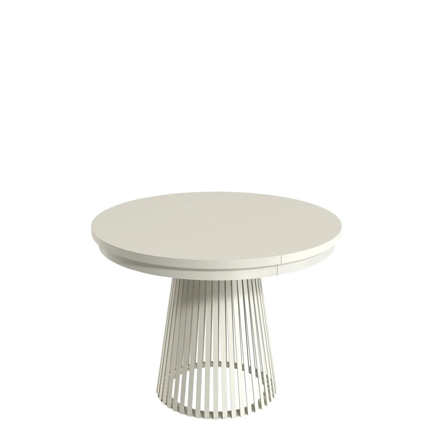 Erylan Matbord rund förlängningsbart 100-180 cm - Beige