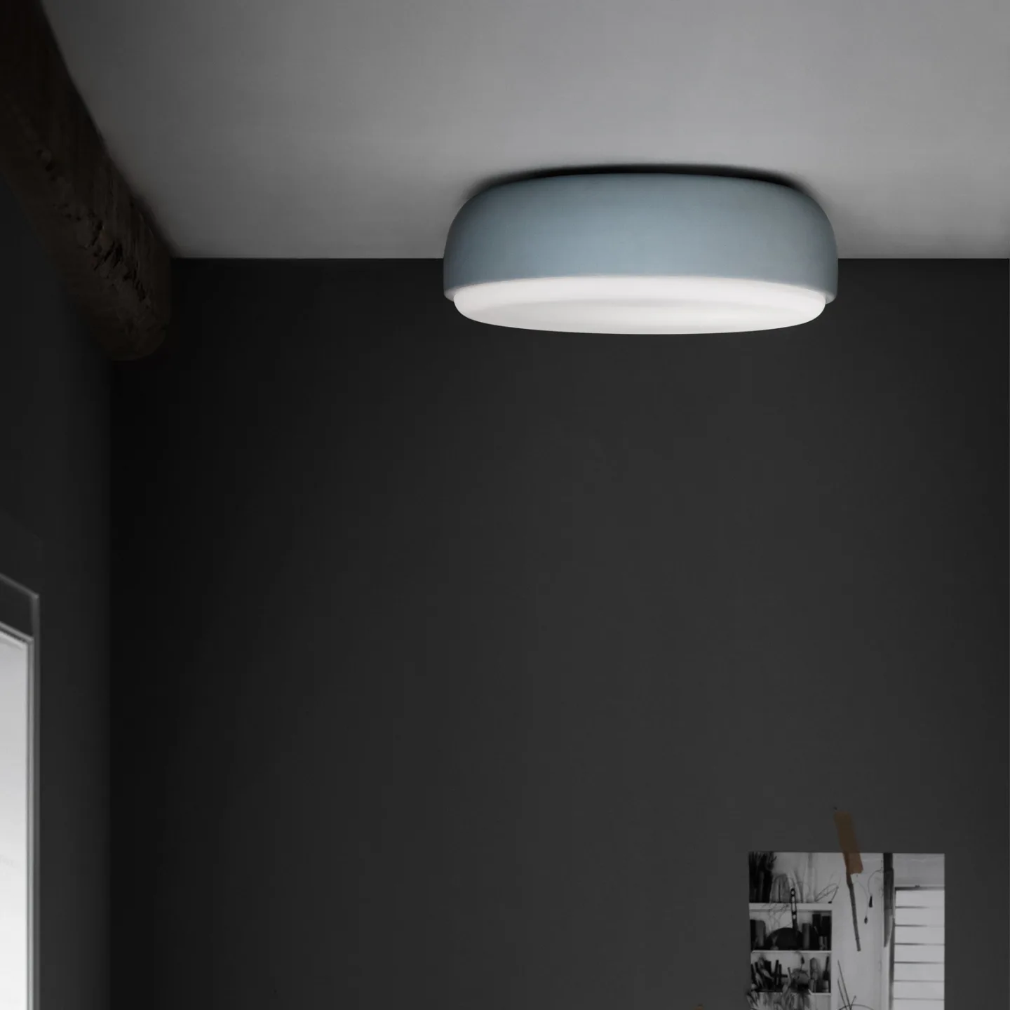 Over Me 40 Loftlampe Dusty Blå - Northern - Stue - Design - Metal - Rund