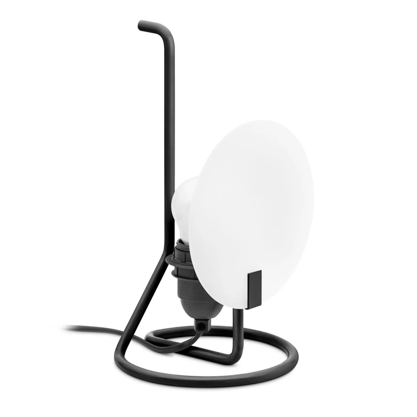 Bugia LED-Tischleuchte, schwarz, Höhe 26,3 cm - Stilnovo - Wohnzimmer - Design - Metall - Einflammig
