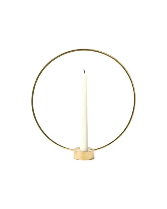 Gloria Candleholder Brass