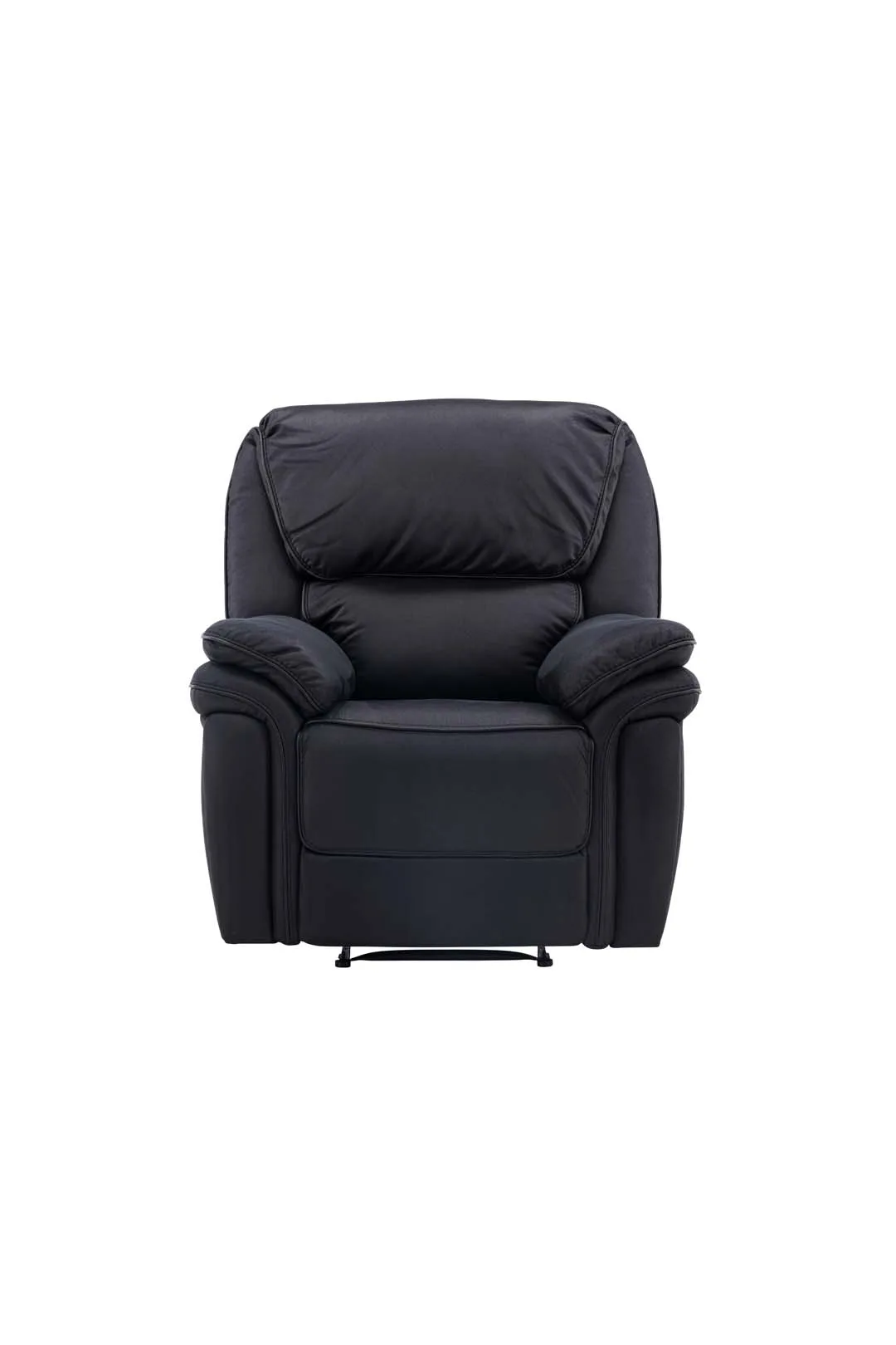 Saranda Sessel , Recliner mit Fußstütze schwarz.
