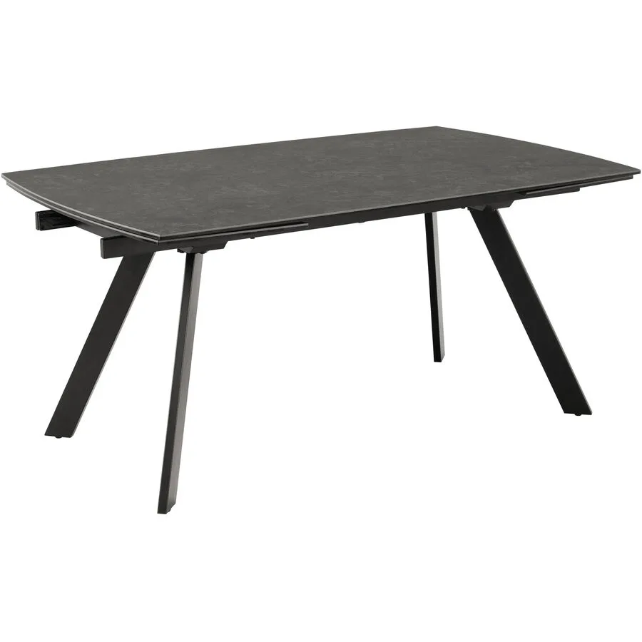 Esstisch Blackburn schwarz Keramik, Stahl B 240 T 97 cm