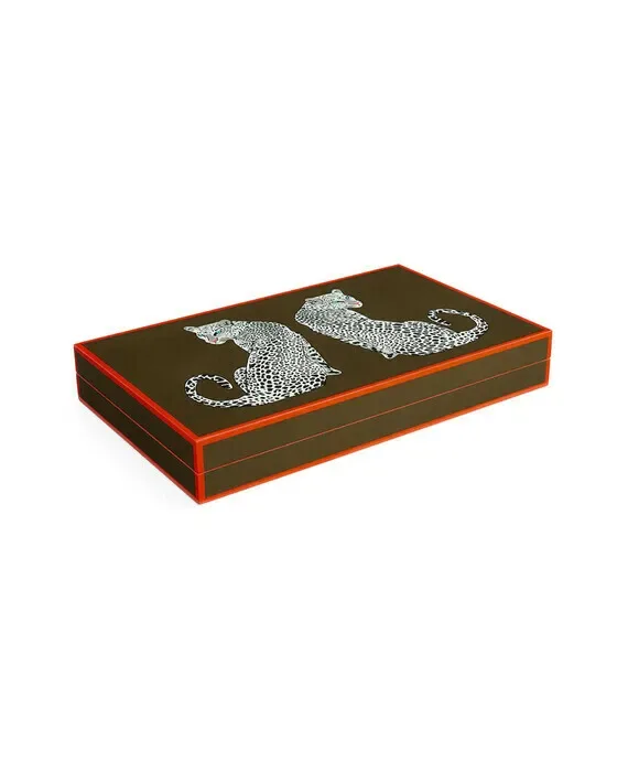 Leopard backgammon braetspil