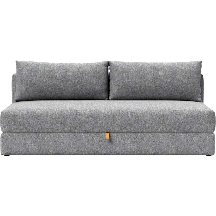 Bettsofa Odlav lichtgrau Stoff B 200 T 105 cm Ausklappbar