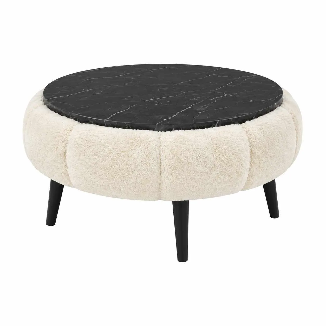 Kundu Soffbord Rund 60 cm Bubblig -
