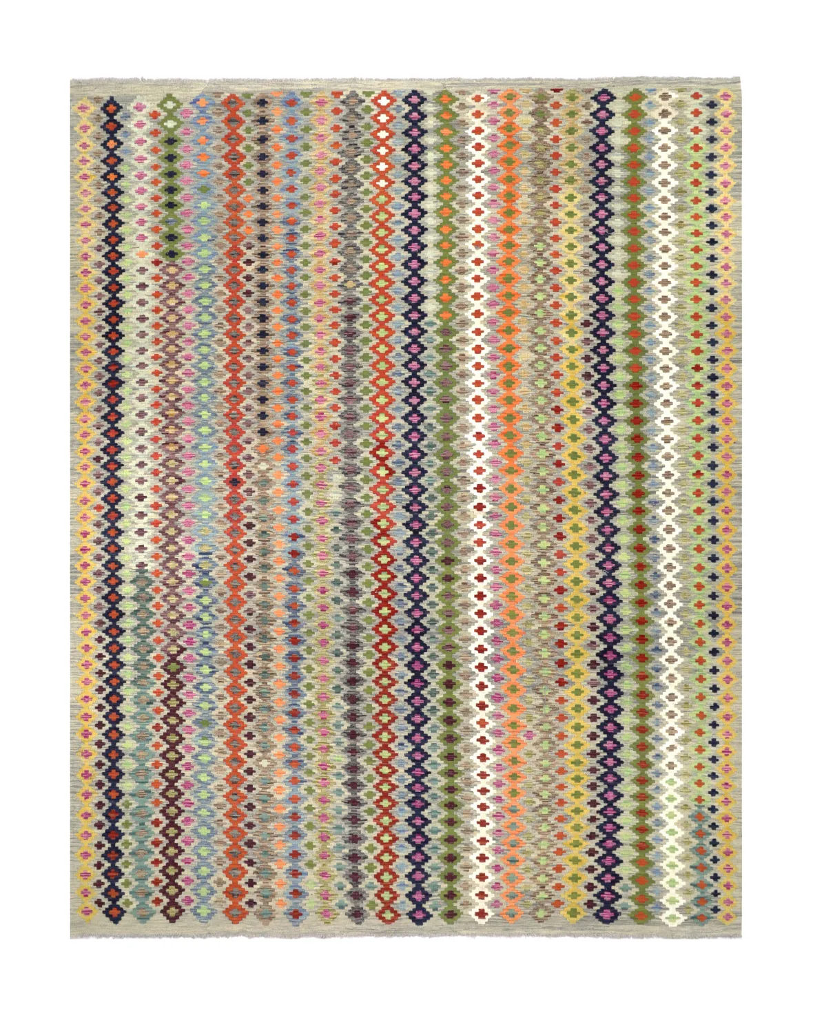Orientalsk Teppe - Vegi Kelim Hand Woven - 296 x 344 cm (Størrelse: 296 x 344 cm)