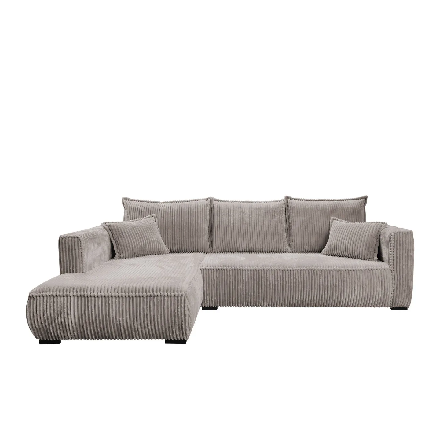 Puente 4-sits Soffa med divan - grå