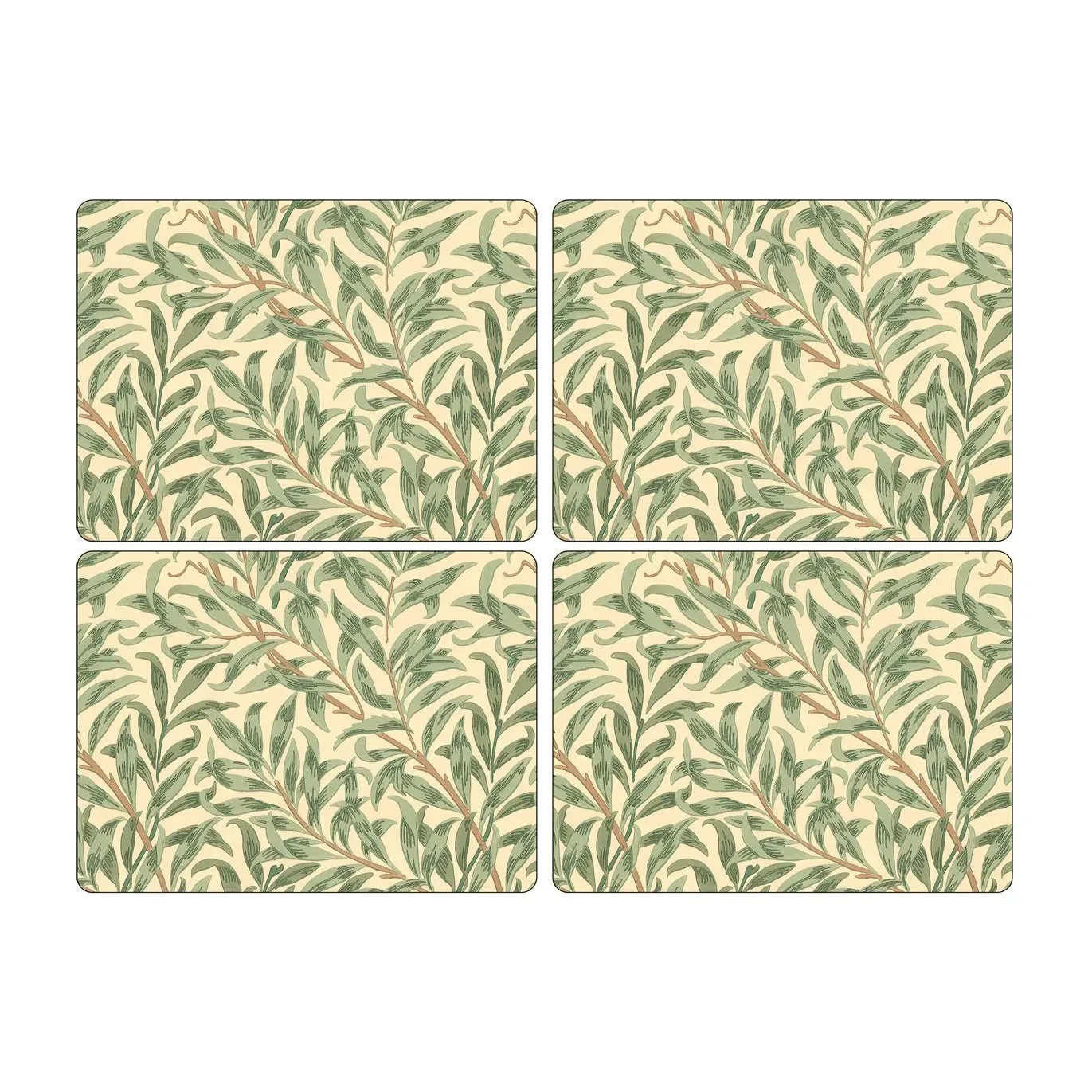 Spode Willow Bough Tischset 30 x 40 cm 4er-Pack Grün