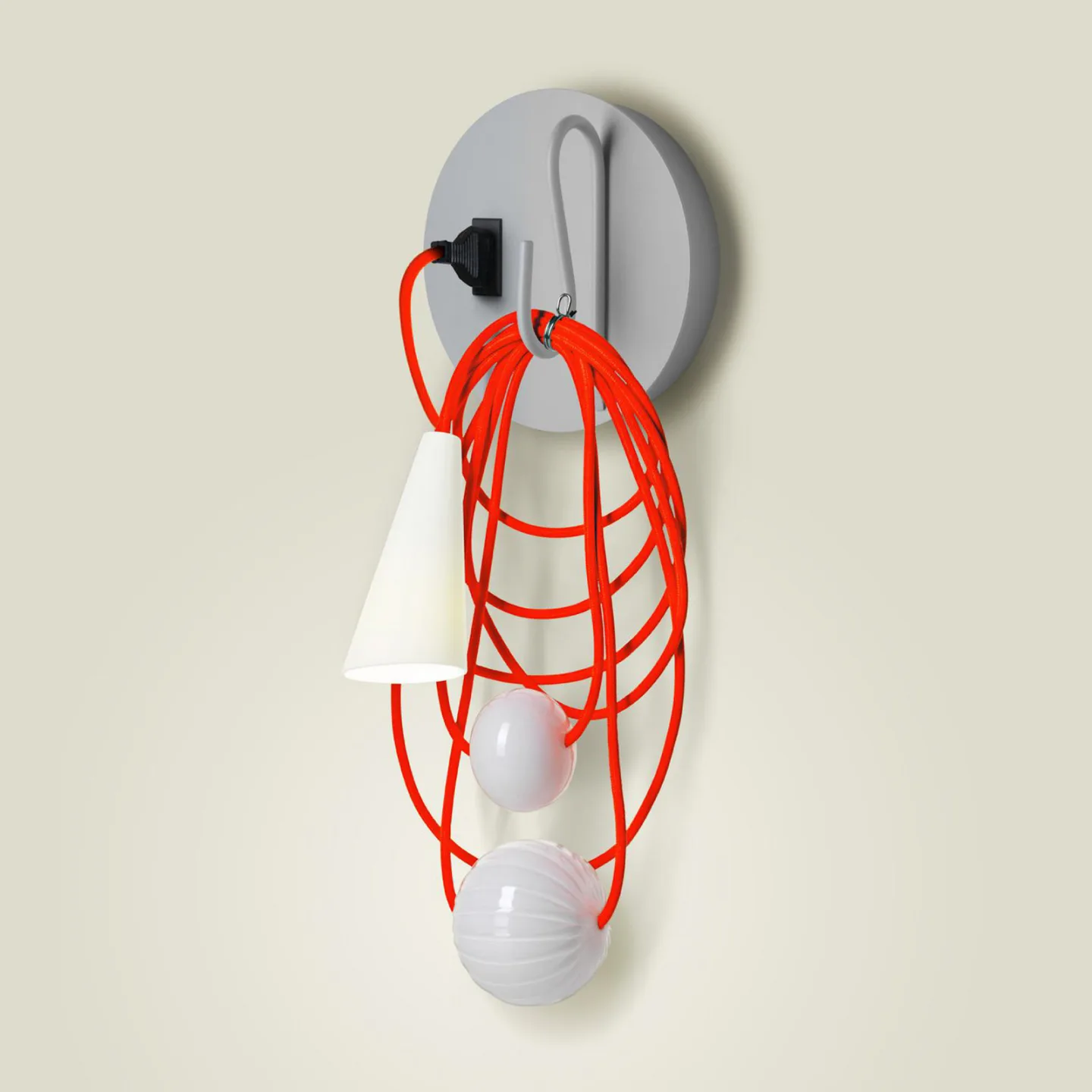 Filo Vägglampa Eastern Coral - Foscarini - Vardagsrum - Design - Metall - Med en ljuskälla
