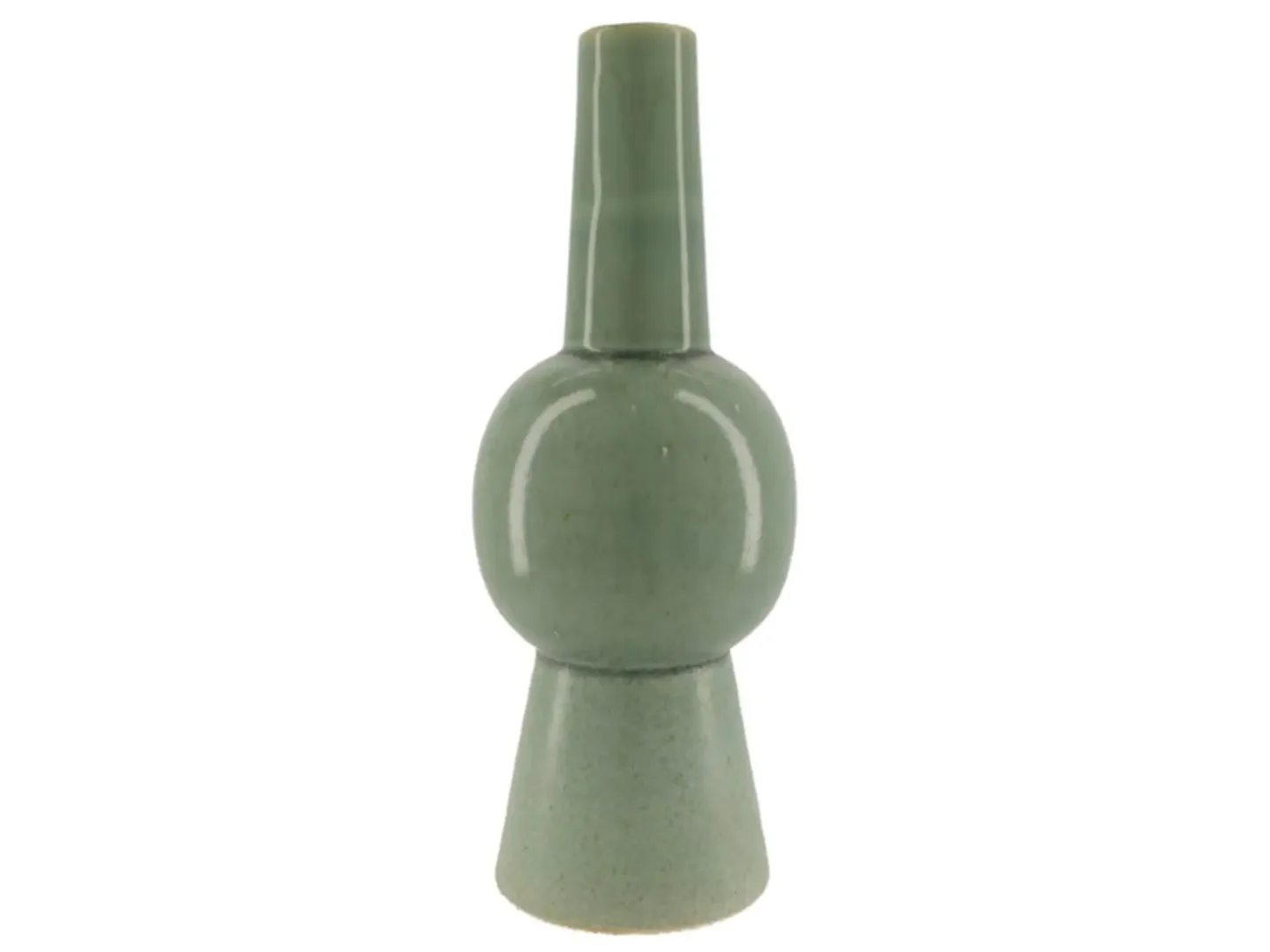 Dijk Vase Keramik,blau-Grau H: 45 cm | Schubiger Möbel