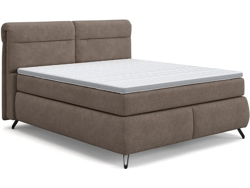 Boxspringbett SWISS HOME STYLE AMBER sand 160x200cm flexibel