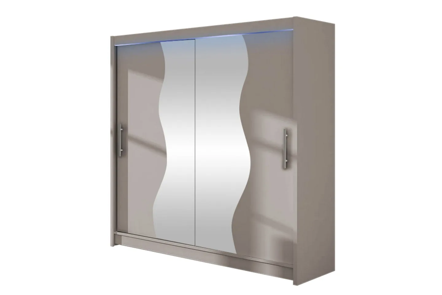 Dravon Garderob m. Spegel 180x215 cm - Beige