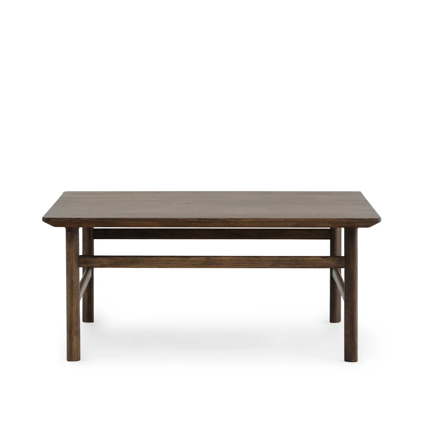 Normann Copenhagen - Grow Table 80 x 80 cm Stained Oak Smoked Oak - Soffbord - Simon Legald - Träfärgad - Trä
