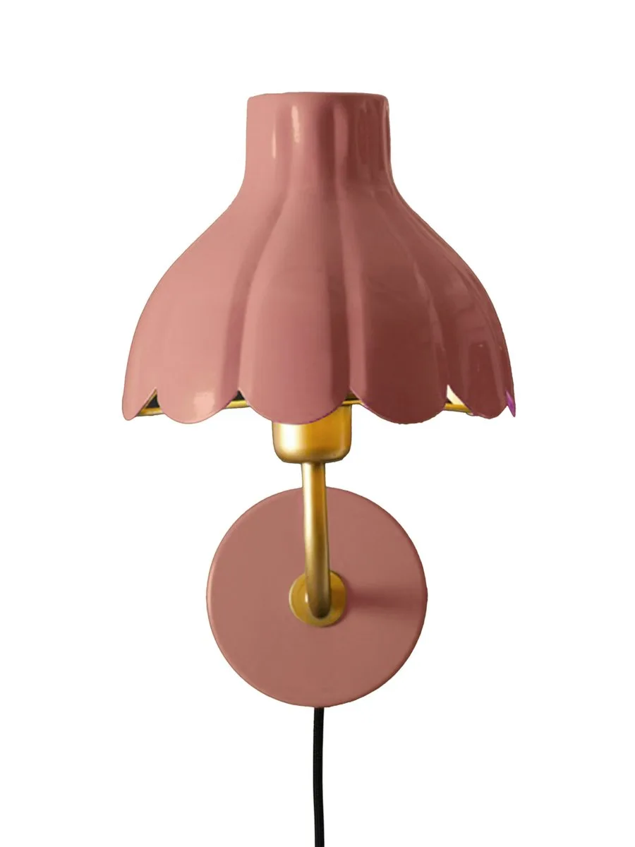 PR Home - Wells 35cm - Sänglampa - Mörkrosa