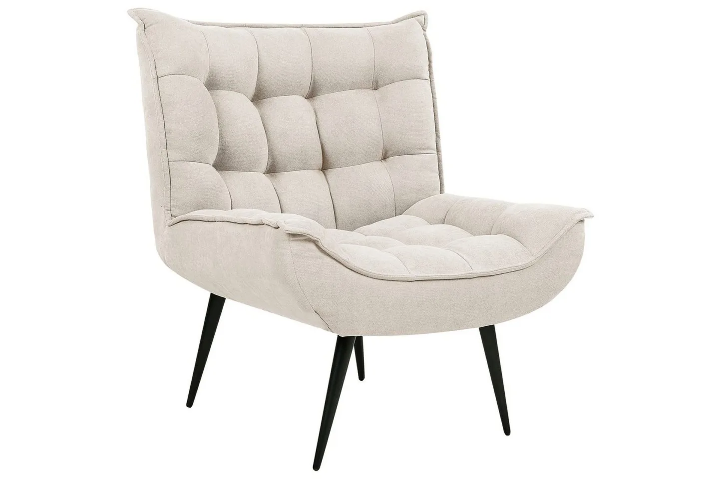 Fåtölj Alvesta - Beige, svart