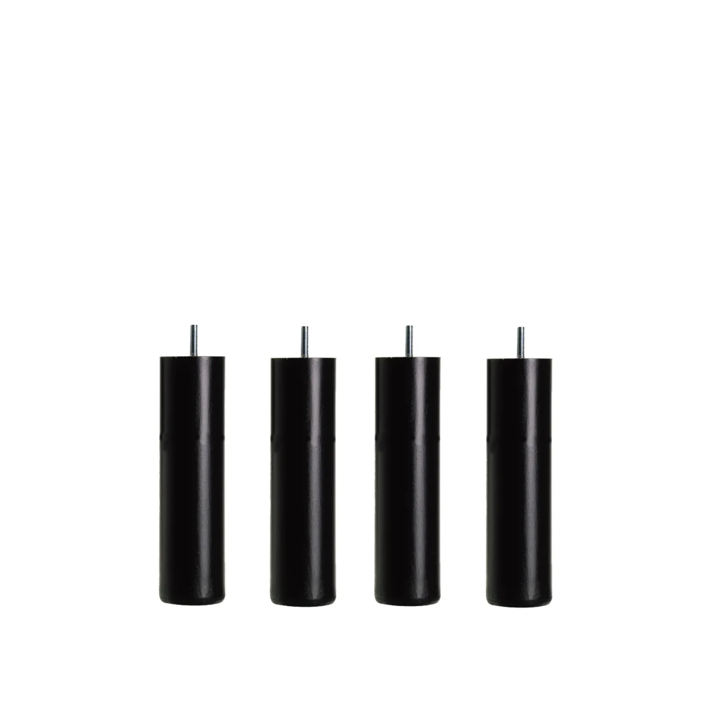 DUX - Dux SC sängben rund svart 20 cm 4-pack - Sängben - Träfärgad - Trä
