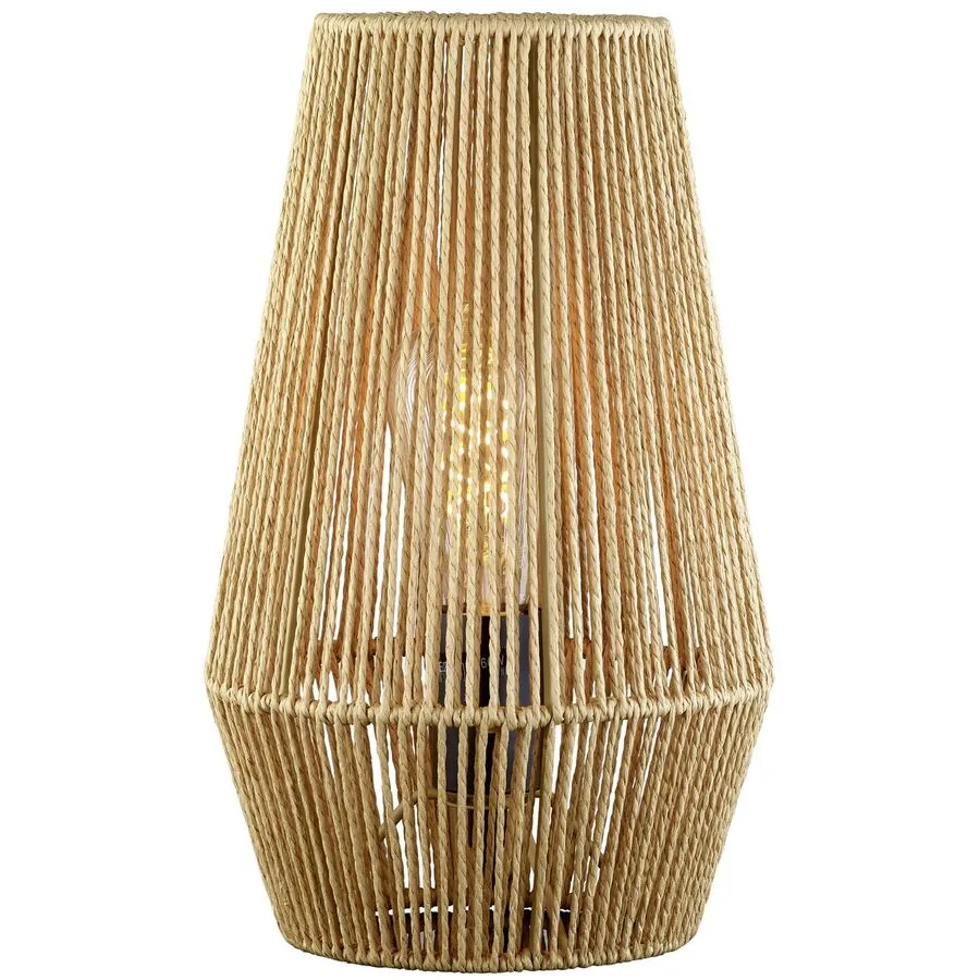 Tischlampe Cedric Braun Metall 20 cm 33 cm